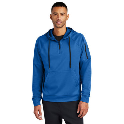 NEW - Nike Therma-FIT Pocket 1/4-Zip Fleece Hoodie - Game Royal