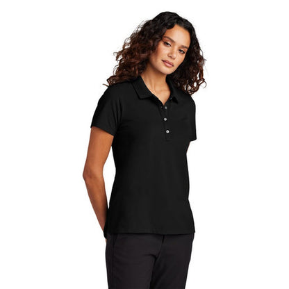 NEW SEI Mercer+Mettle™ Women’s Stretch Pique Polo - Deep Black