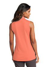 Load image into Gallery viewer, NEW - Port Authority® Ladies Dry Zone® UV Micro-Mesh Sleeveless Polo - Coral Splash
