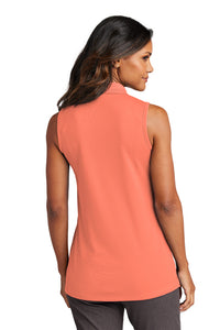 NEW - Port Authority® Ladies Dry Zone® UV Micro-Mesh Sleeveless Polo - Coral Splash