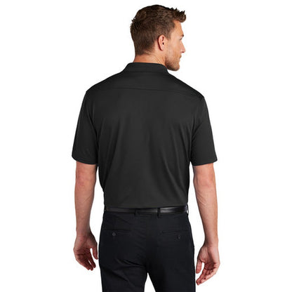 NEW SEI Port Authority® City Stretch Flat Knit Polo - Black