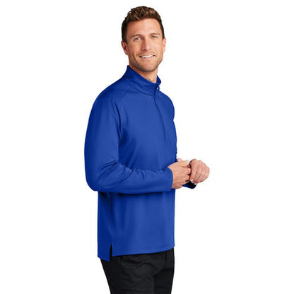 NEW - Port Authority® C-FREE® Double Knit 1/4-Zip - True Royal