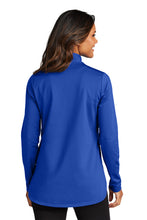 Load image into Gallery viewer, NEW - Port Authority® Ladies C-FREE® Double Knit 1/4-Zip - True Royal
