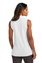 Load image into Gallery viewer, NEW - Port Authority® Ladies Dry Zone® UV Micro-Mesh Sleeveless Polo - White
