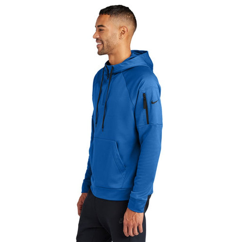 NEW - Nike Therma-FIT Pocket 1/4-Zip Fleece Hoodie - Game Royal