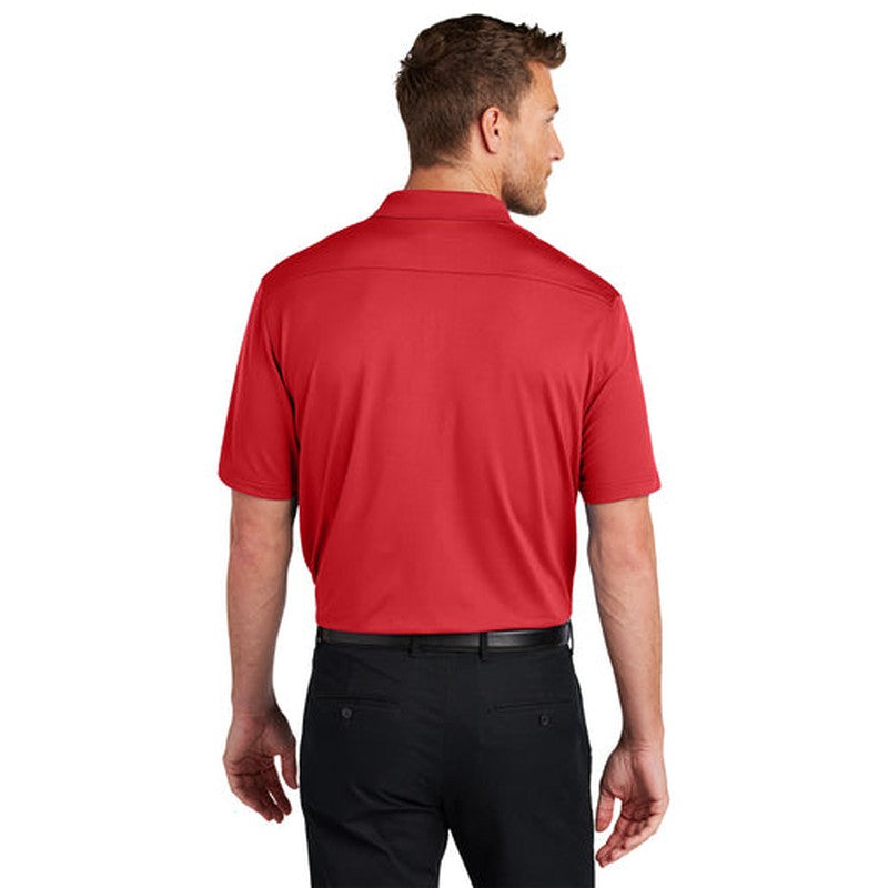 NEW SEI Port Authority® City Stretch Flat Knit Polo - Engine Red