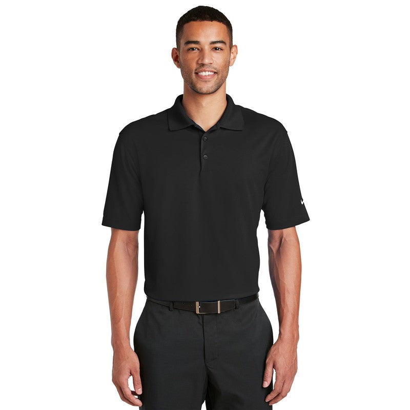 WORKFORCE EDGE Nike Dri-FIT Micro Pique 2.0 Polo - Black