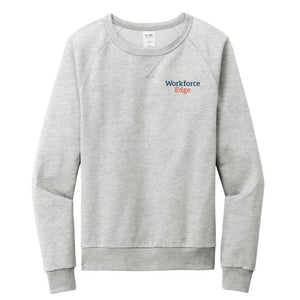 WORKFORCE EDGE Allmade® Unisex Organic French Terry Crewneck Sweatshirt - Granite Grey Heather