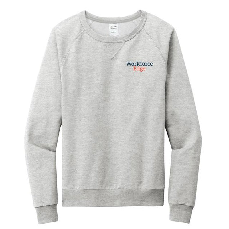 WORKFORCE EDGE Allmade® Unisex Organic French Terry Crewneck Sweatshirt - Granite Grey Heather