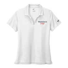 Load image into Gallery viewer, WORKFORCE EDGE - Nike Ladies Dri-FIT Micro Pique 2.0 Polo - White
