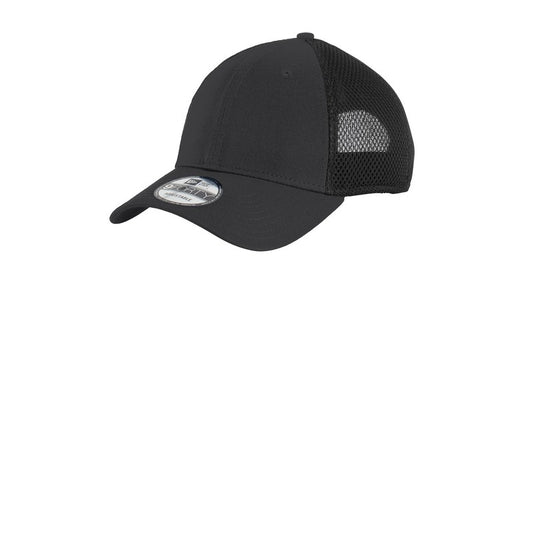 SEI New Era® - Snapback Contrast Front Mesh Cap - Black