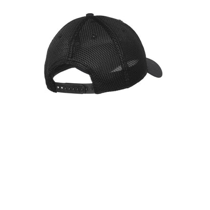 SEI New Era® - Snapback Contrast Front Mesh Cap - Black