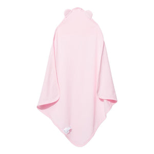 SEI Terry Cloth Hooded Towel with Ears - Pink