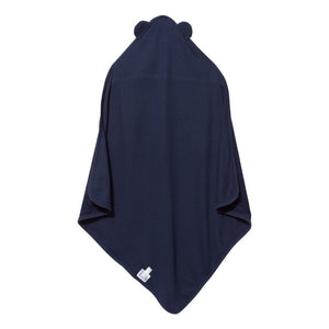 SEI Terry Cloth Hooded Towel with Ears - Navy