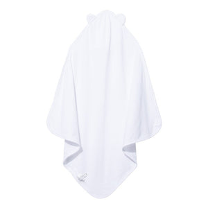 SEI Terry Cloth Hooded Towel with Ears - White