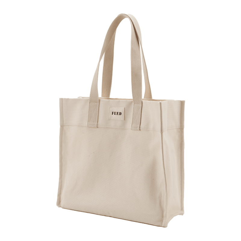 NEW SEI FEED Organic Cotton Market Tote - NATURAL