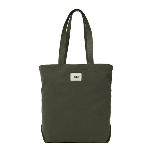 T4G FEED Organic Cotton Shopper Tote - Olive