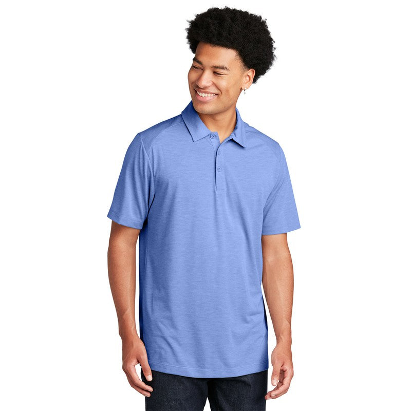 NEW SEI - Sport-Tek PosiCharge Tri-Blend Wicking Polo - True Royal Heather