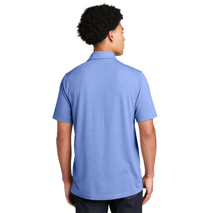 NEW SEI - Sport-Tek PosiCharge Tri-Blend Wicking Polo - True Royal Heather