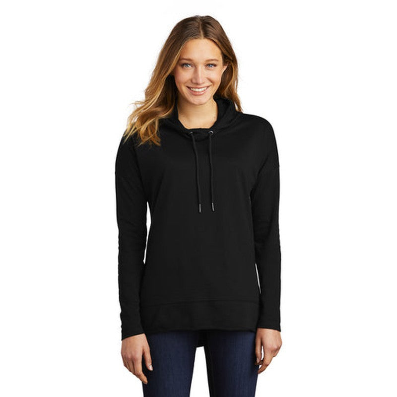 NEW SEI District ® Women’s Featherweight French Terry ™ Hoodie - BLACK