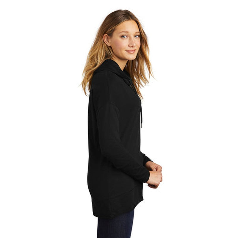 NEW SEI District ® Women’s Featherweight French Terry ™ Hoodie - BLACK