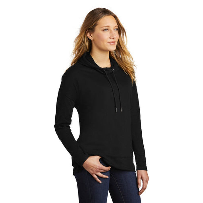 NEW SEI District ® Women’s Featherweight French Terry ™ Hoodie - BLACK