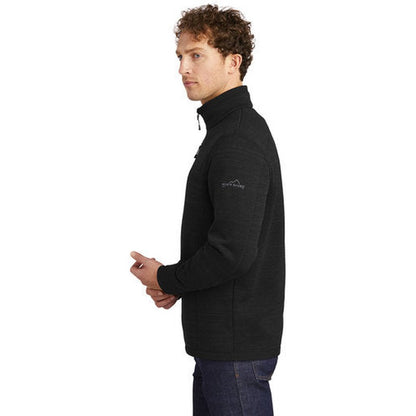 NEW SEI Eddie Bauer ® Sweater Fleece 1/4-Zip - BLACK