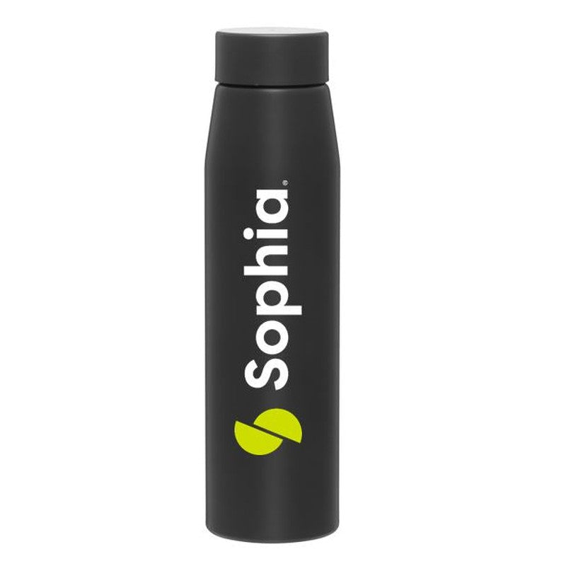 SOPHIA h2go 24 oz. aluminum water bottle - MATT BLACK