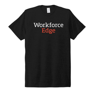 WORKFORCE EDGE -Allmade® Unisex Tri-Blend Tee-BLACK