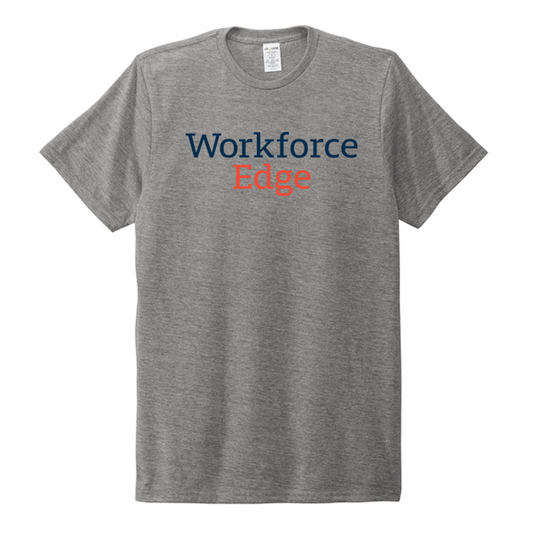 WORKFORCE EDGE -Allmade® Unisex Tri-Blend Tee-Aluminum Grey