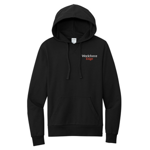 WORKFORCE EDGE Allmade® Unisex Organic French Terry Pullover Hoodie - Deep Black