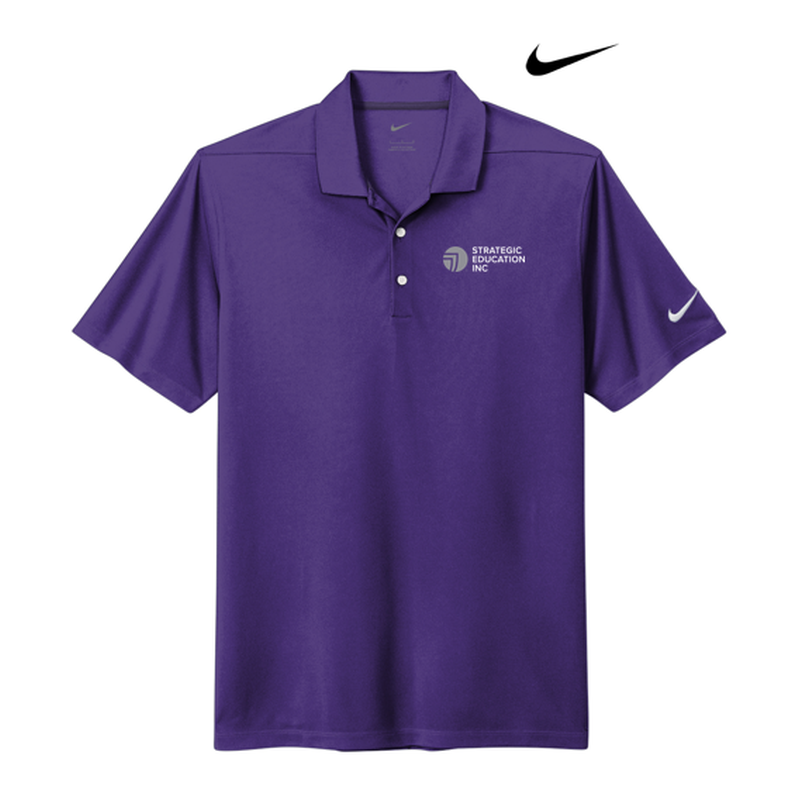 NEW SEI - Nike Dri-FIT Micro Pique 2.0 Polo - Court Purple