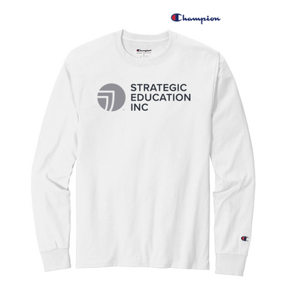 NEW SEI-Champion ® Heritage 5.2-Oz. Jersey Long Sleeve Tee-White