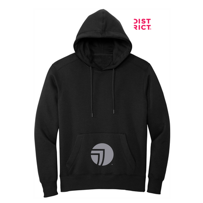 NEW SEI-District® Perfect Weight® Fleece Hoodie-Black