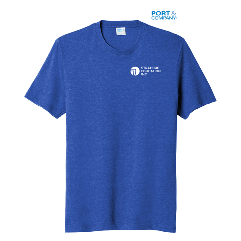 NEW SEI - Port & Company Fan Favorite Blend Tee - True Royal Heather