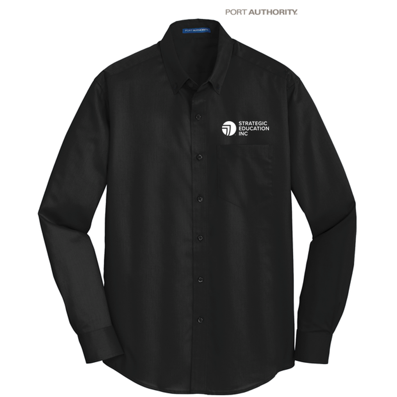 NEW SEI - Port Authority SuperPro Twill Shirt - Black