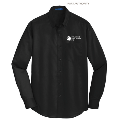 NEW SEI - Port Authority SuperPro Twill Shirt - Black