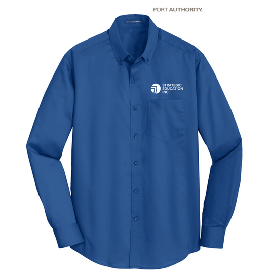 NEW SEI - Port Authority SuperPro Twill Shirt - True Blue