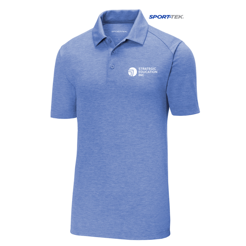 NEW SEI - Sport-Tek PosiCharge Tri-Blend Wicking Polo - True Royal Heather