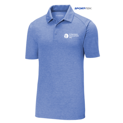 NEW SEI - Sport-Tek PosiCharge Tri-Blend Wicking Polo - True Royal Heather