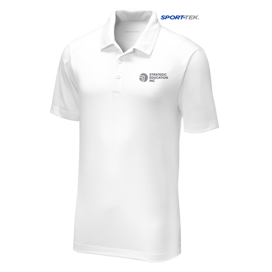 NEW SEI - Sport-Tek PosiCharge Tri-Blend Wicking Polo - White Triad Solid