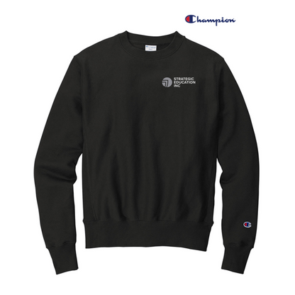 NEW SEI Champion ® Reverse Weave ® Crewneck Sweatshirt - BLACK