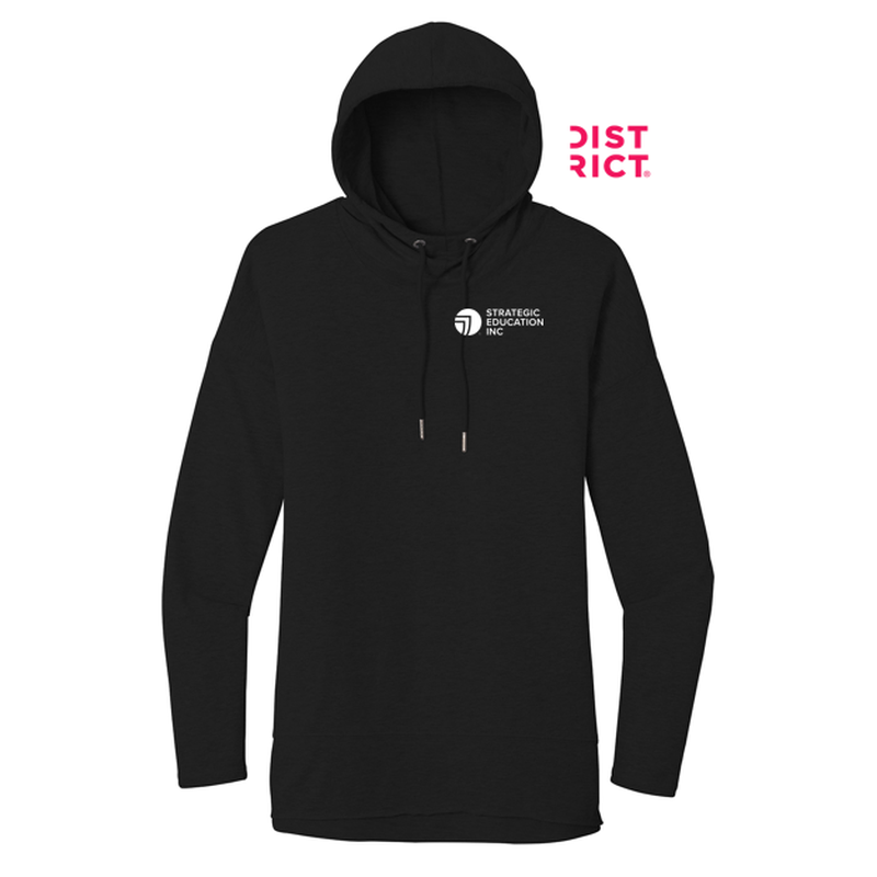 NEW SEI District ® Women’s Featherweight French Terry ™ Hoodie - BLACK