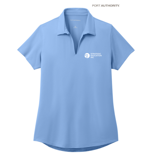 NEW SEI Port Authority® Ladies City Stretch Polo - Swiss Blue