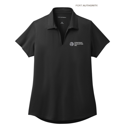 NEW SEI Port Authority® Ladies City Stretch Polo - Black