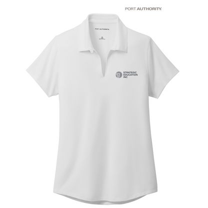 NEW SEI Port Authority® Ladies City Stretch Polo - White