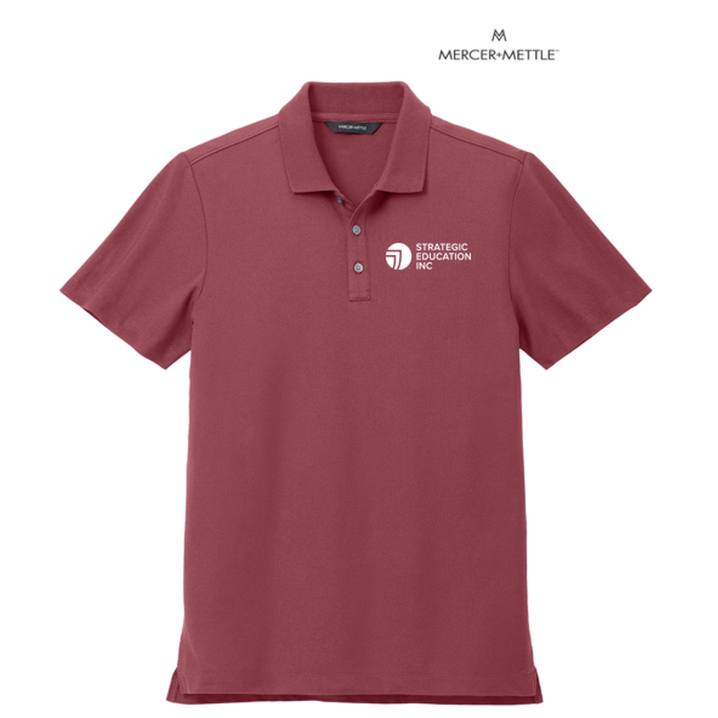 NEW SEI Mercer+Mettle™ Stretch Pique Polo - Rosewood