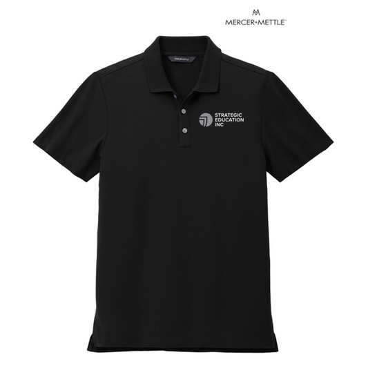 NEW SEI Mercer+Mettle™ Stretch Pique Polo - Deep Black