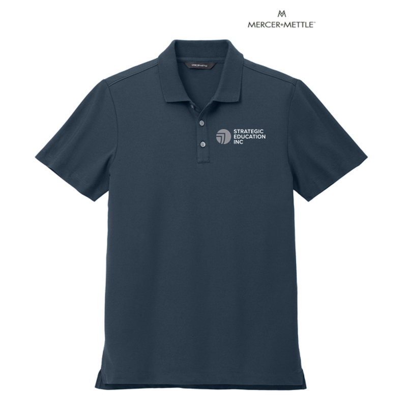 NEW SEI Mercer+Mettle™ Stretch Pique Polo - Night Navy