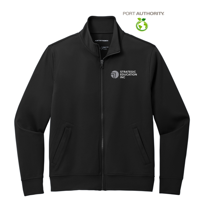 NEW SEI Port Authority® C-FREE® Double Knit Full-Zip - Black